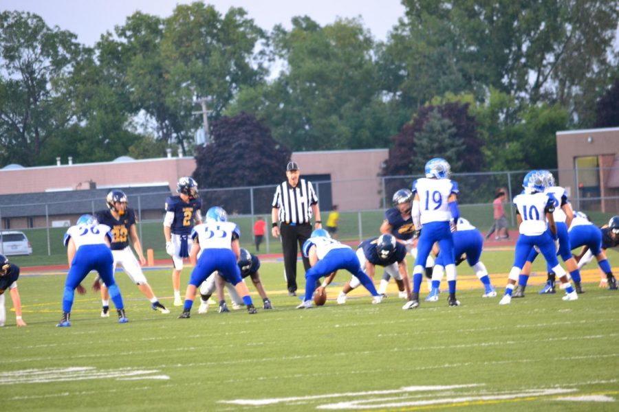 Lakeview Highs offense on the field in a 24-6 win over the Ramblers in week 4 of the regular season on September 14th, 2018