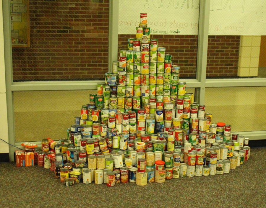 Fraser High Schools NHS Canned Food Drive