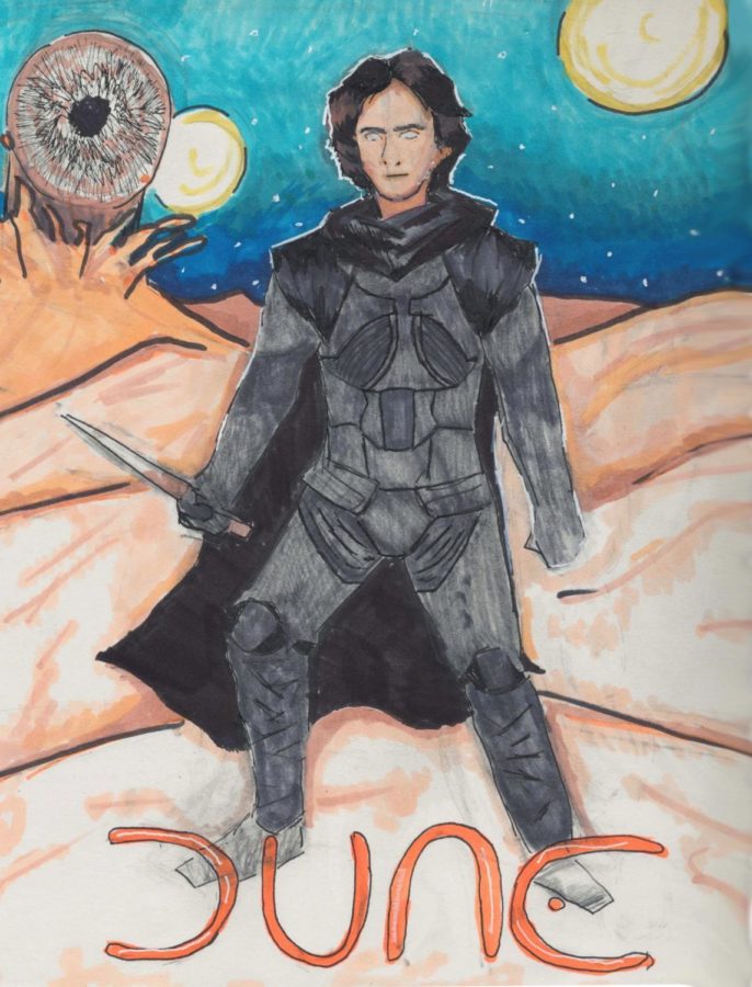 Dune Movie Poster illustration