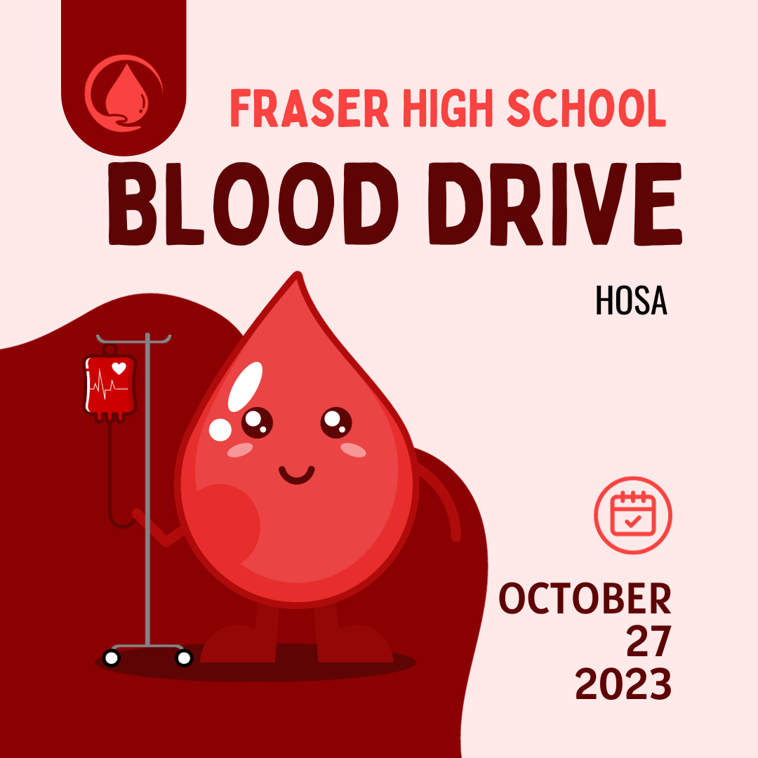Fraser to Host Blood Drive this October