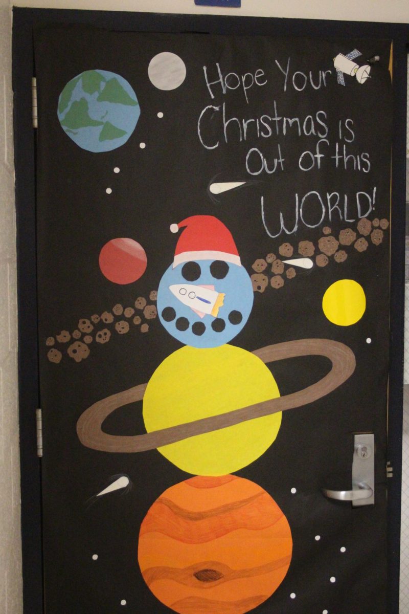 Shown above is an example from last years door decorating competition.