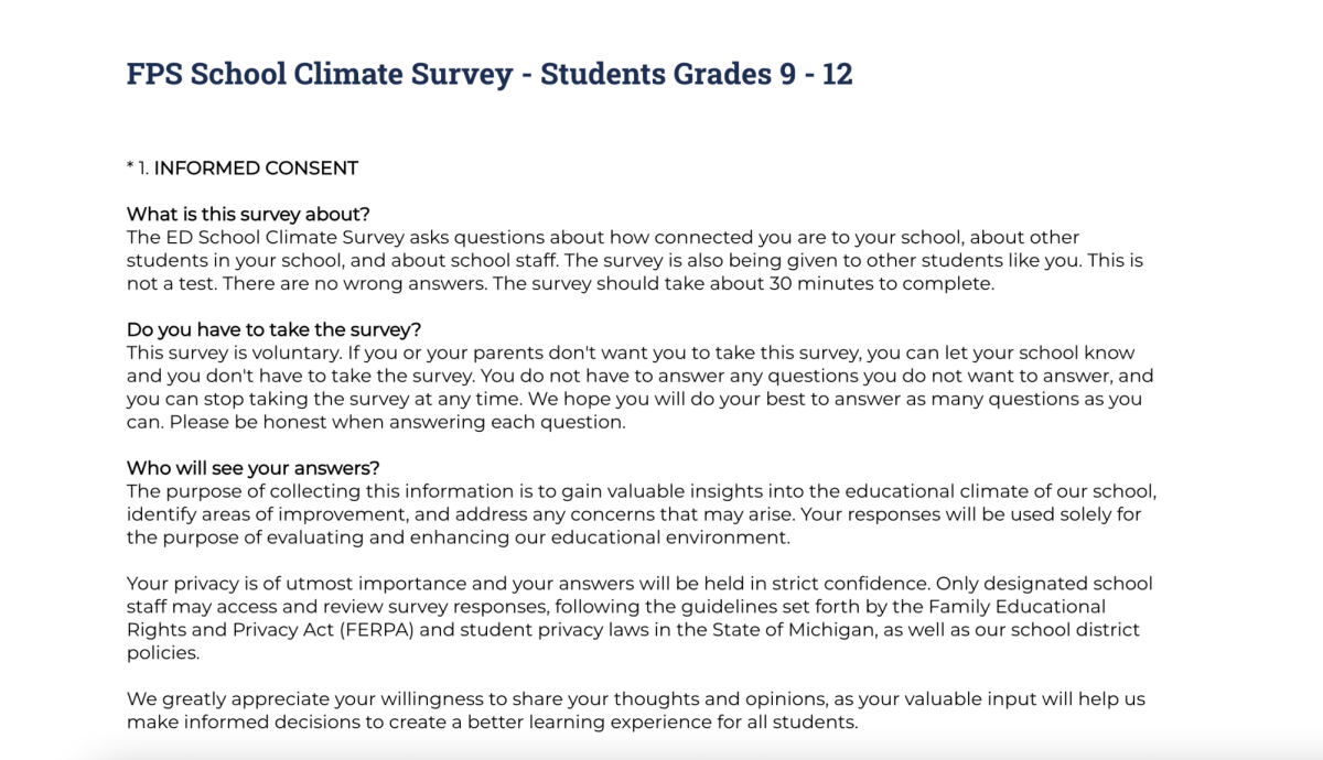 Fraser Public Schools Sends Out a School Survey To Students