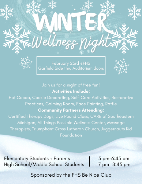 Come and Experience Wellness with be nice’s Winter Wellness night!