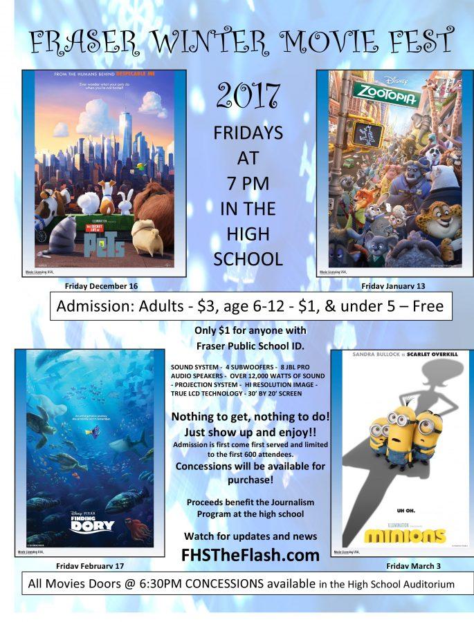Fraser Winter Movie Fest 2017