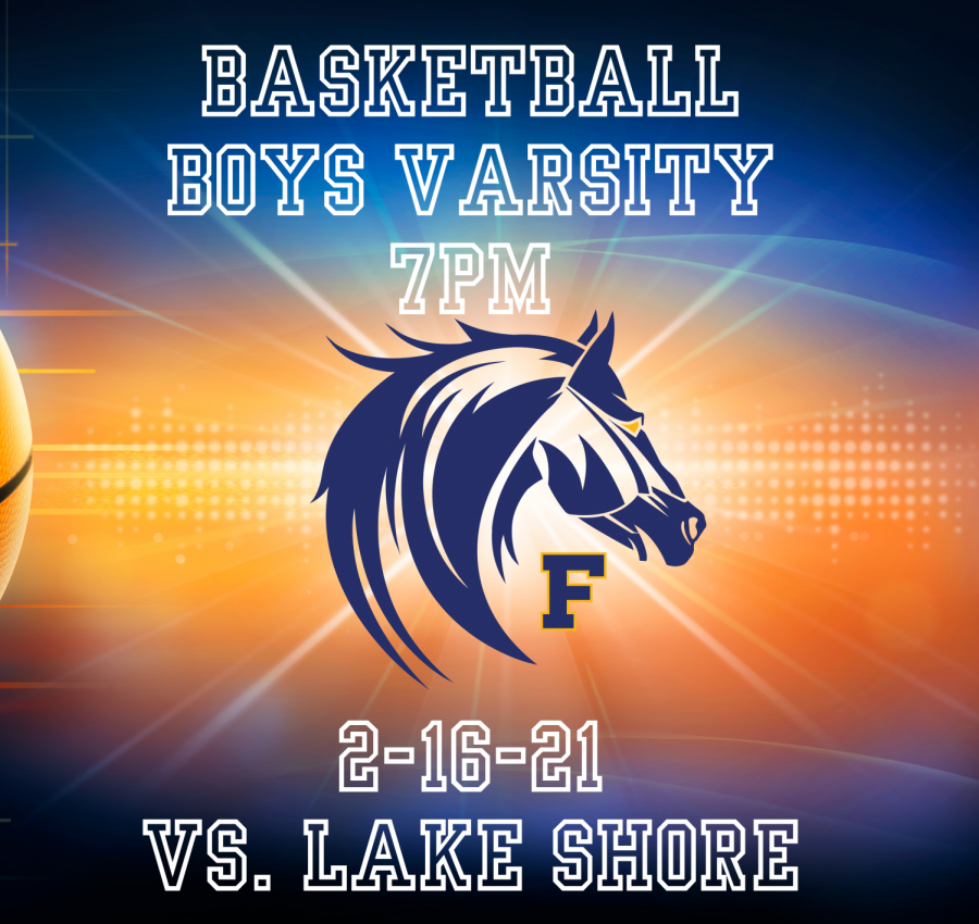 Boys Varsity Basketball Live 7PM 2-16-21