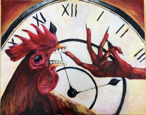 This is one of Klinks art pieces. It was posted on featured on the scholastics website last year.