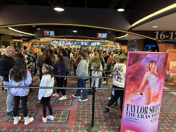 The lobby of the Sterling Heights AMC on Friday 13th. Taken by Angelina Apel.