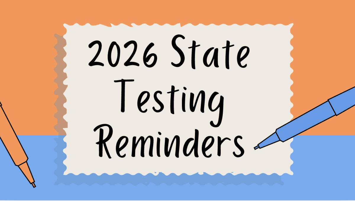 2026 State Testing Reminder